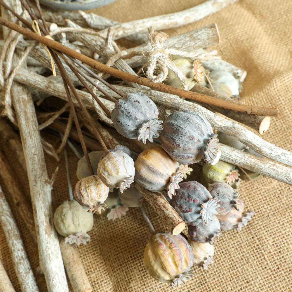 Green Plant, Flower & Fruit Dried Flower Bouquet Manufacturer – Artificial Flowers in INS Style, Wholesale Wedding Decorations, Cross-Border Deals – MW25581