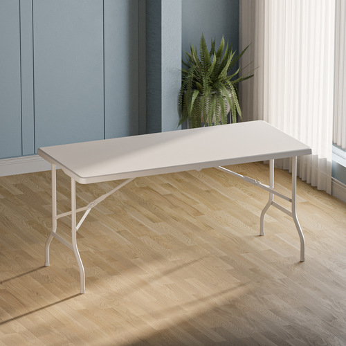 1.8-meter foldable stall table, portable outdoor plastic dining table and chair, simple conference and training table, long table