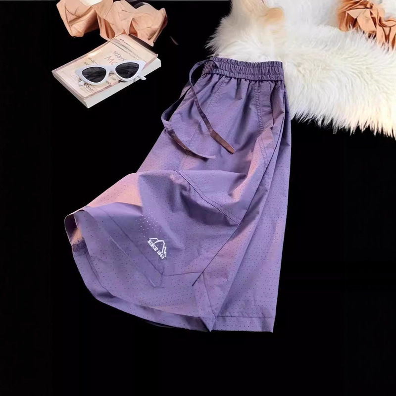 Women's Breathable Casual Loose-Fitting Sports Shorts, Trendy Unique Lazy Style, Suitable for Fitness, Running, and Beach Wear Women's Breathable Casual Loose-Fitting Sports Shorts, Trendy Unique Lazy Style, Suitable for Fitness, Running, and Beach Wear