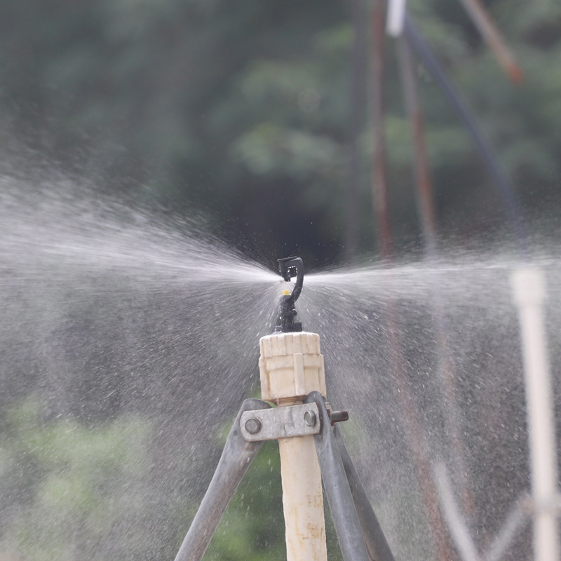 4 puntos de plástico cruzado atomizador pulverización de agua sitio de construcción cabeza de pulverización a prueba de polvo ingeniería de pulverización de polvo enfriamiento y eliminación de polvo