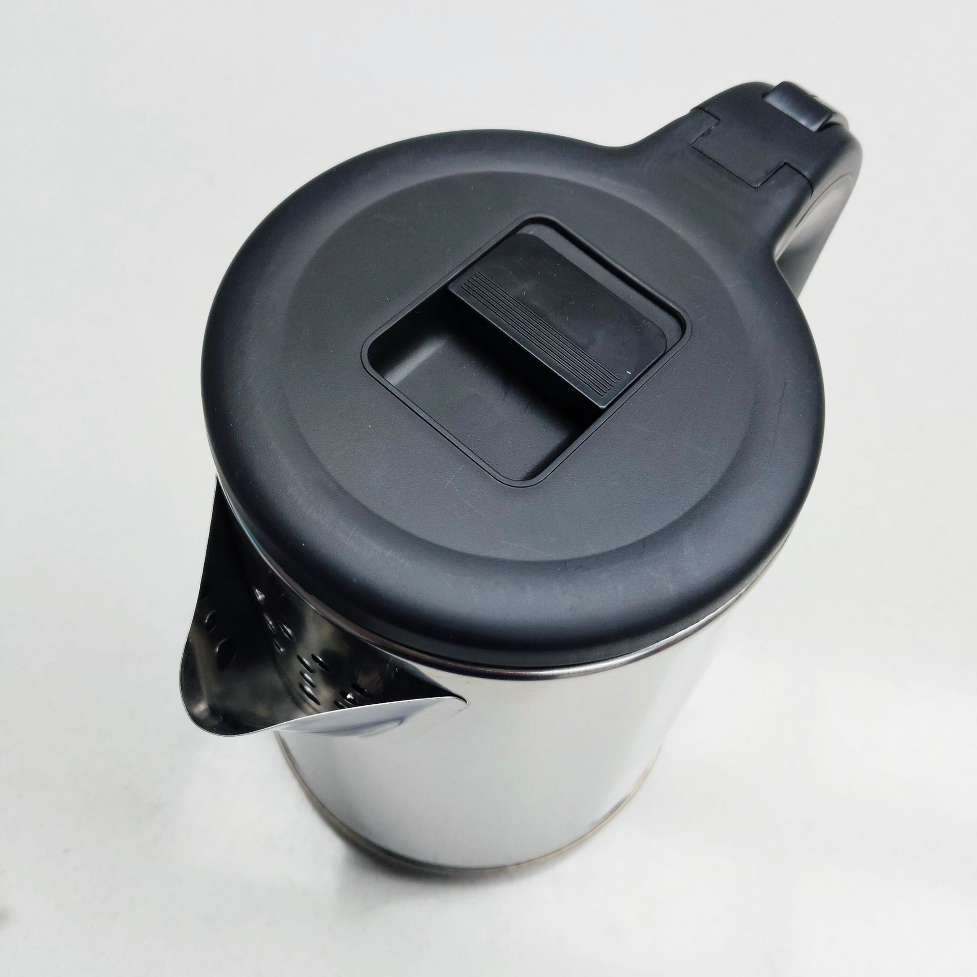 SILVER LOVE hervidor eléctrico de acero inoxidable 1.8L hervidor eléctrico de agua caliente