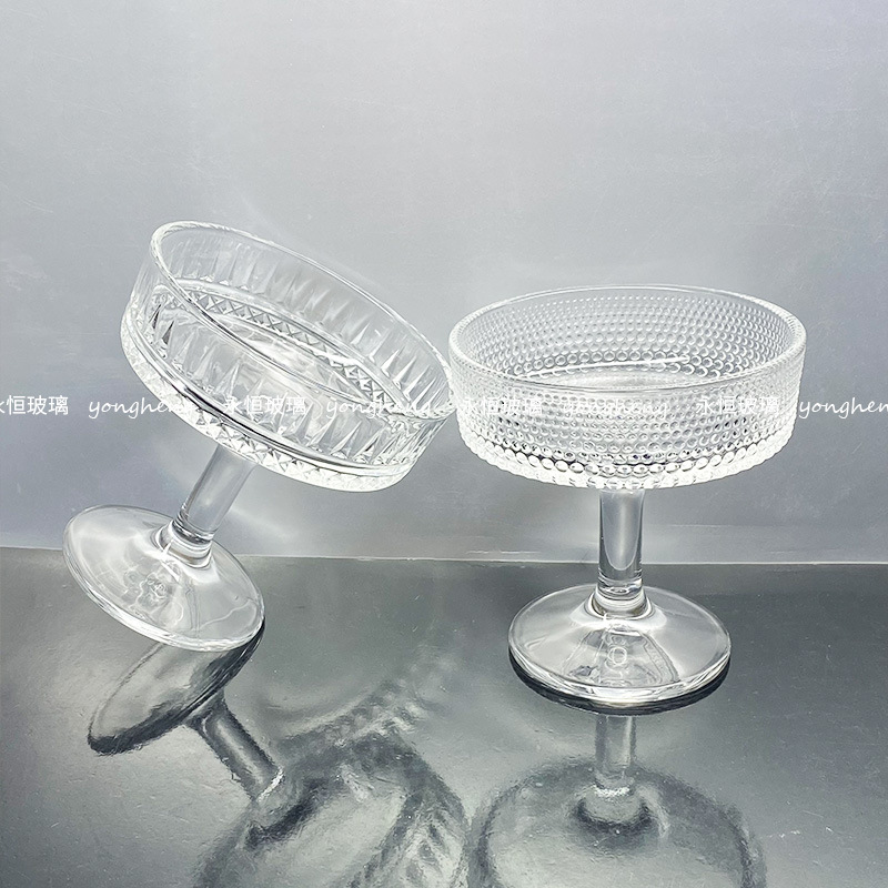 INS Wind Ice Cream Cup Glass Champagne Golden Dessert Bowl Sunflower…