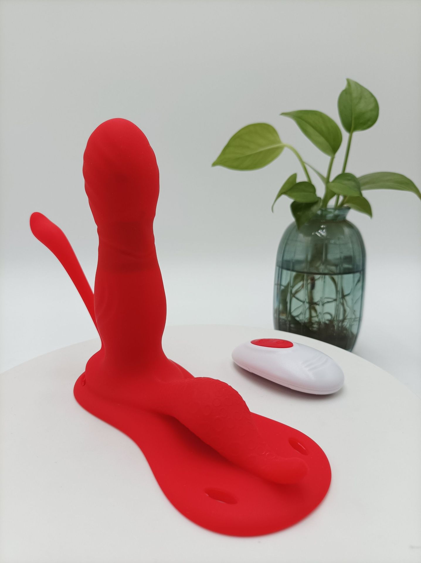 蜜蝶坐垫红色(遥控款) (6).jpg