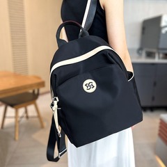 牛津布防水轻便双肩包女新款小众设计感休闲背包时尚大容量潮