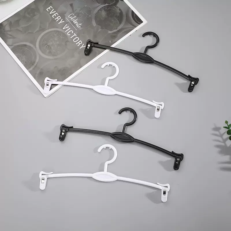 新款塑料文胸架 防滑魔术内衣内裤夹子晾晒衣架扭不断软胶内衣架