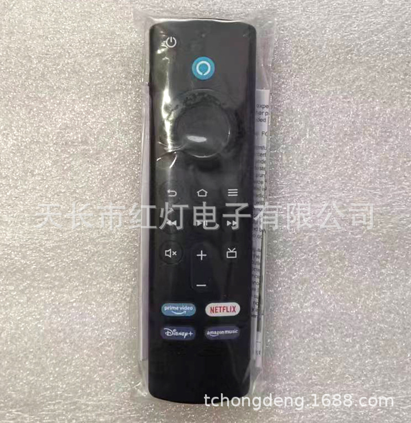 Para Amazon Bluetooth control remoto de voz con vídeo Prime y Amazon música APP