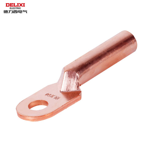 Delixi copper nose DT-16 square cable copper nose wire nose terminal lug copper terminal closed copper nose