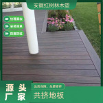 户外高端拱形共挤塑木地板半实心共挤木塑地板景观庭院露台木地板