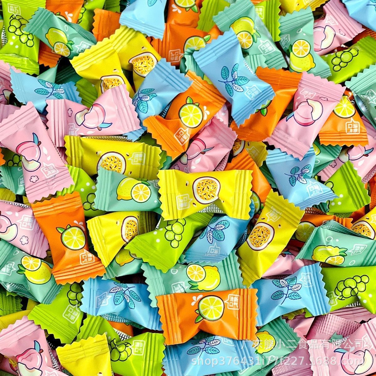Sugar-Free Vitamin C Mint Candy with Mixed Fruit Flavors, Fresh Breath Candy, Office Reception Candy, Various Flavors
