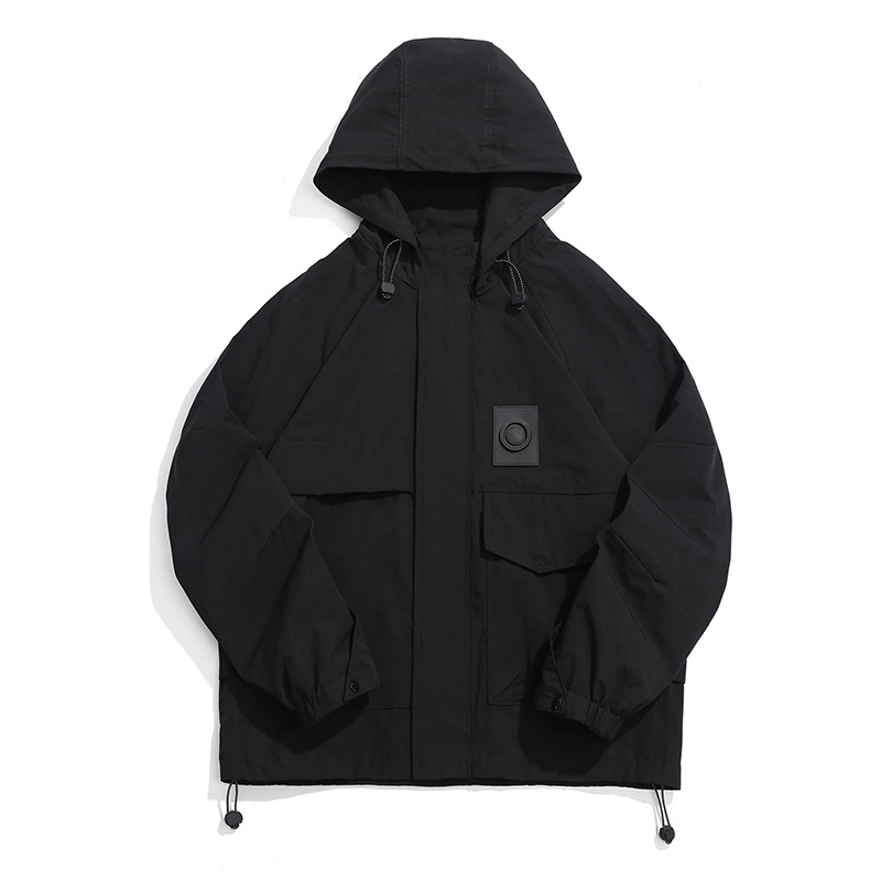 Nuovo cappotto casual da uomo con cappuccio, ampio e alla moda, marchio American Stormtrooper, primavera e autunno_voghion.com