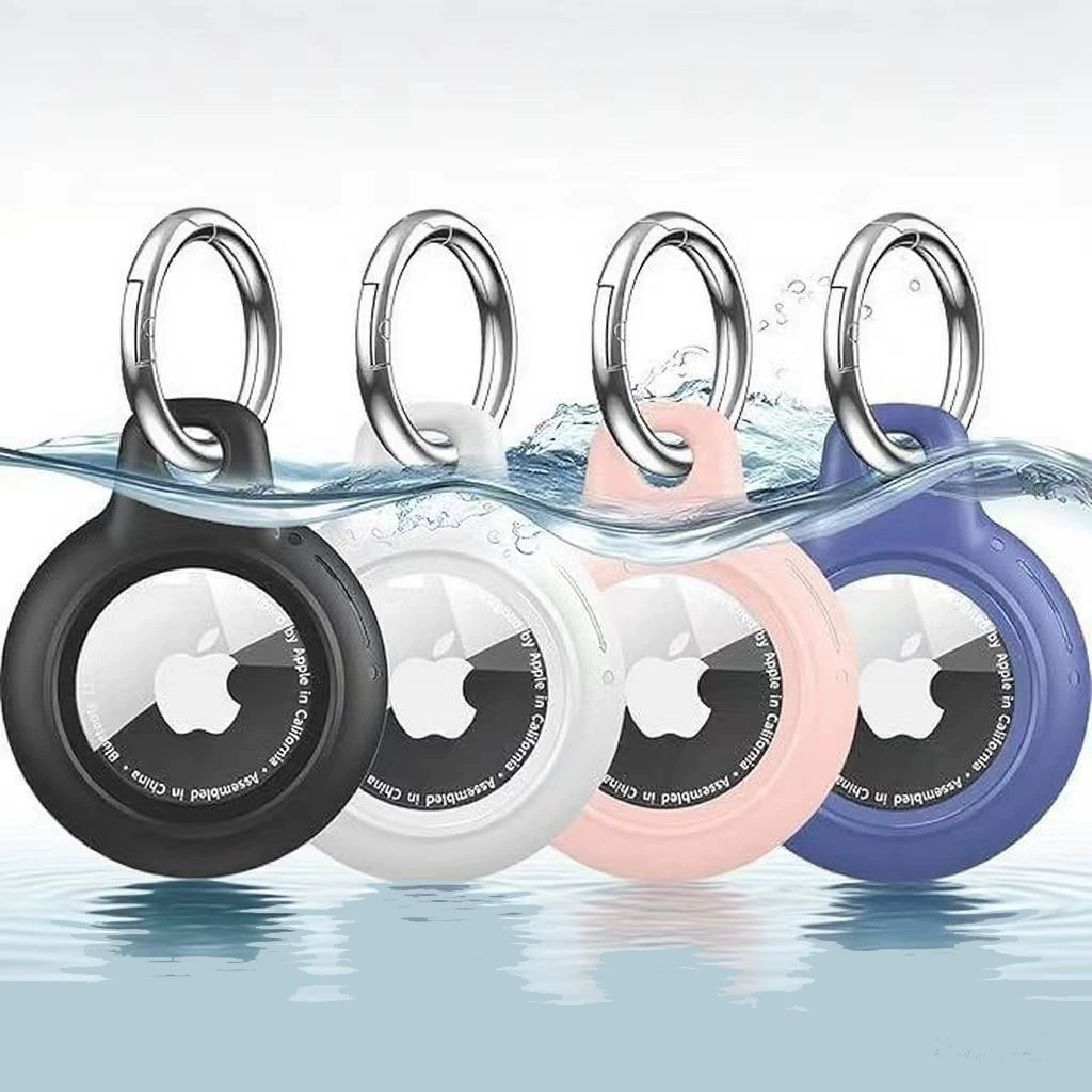 Защитный чехол для Apple AirTag, жесткий корпус из поликарбоната, с поворотной застежкой, защита от потери, трехслойная защита, чехол для AirTag2.