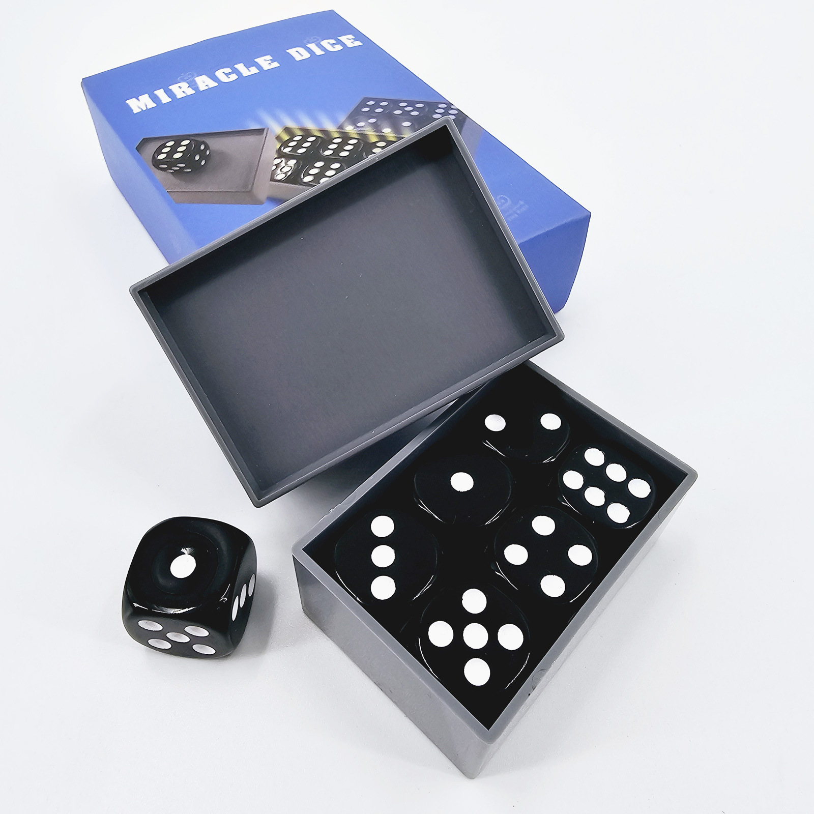 G1321 Dados Milagro primer plano Dados Magic KingMagic Accesorios mágicos Juguetes para niños Espectáculo del festival