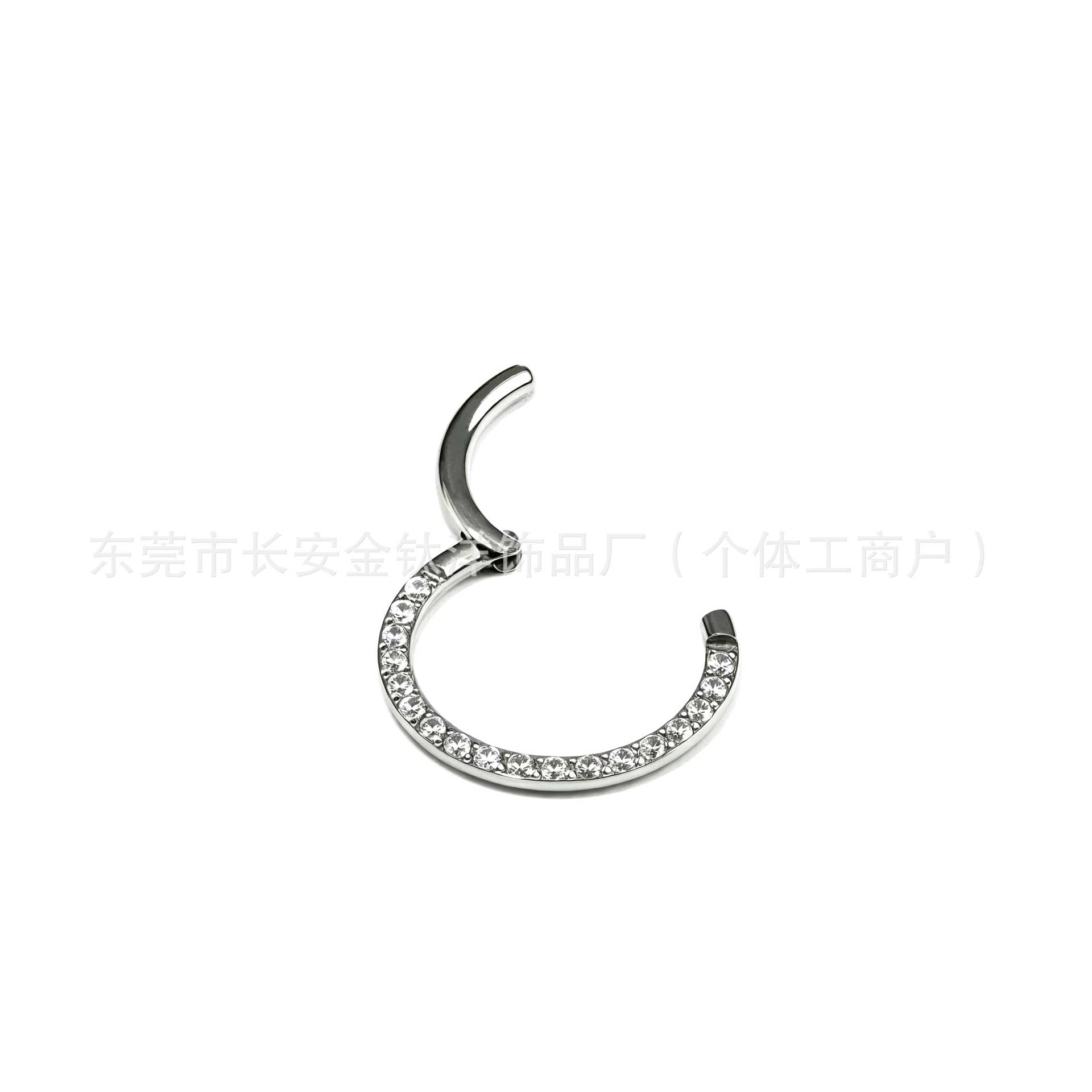 Labret piercing jewelry detail image