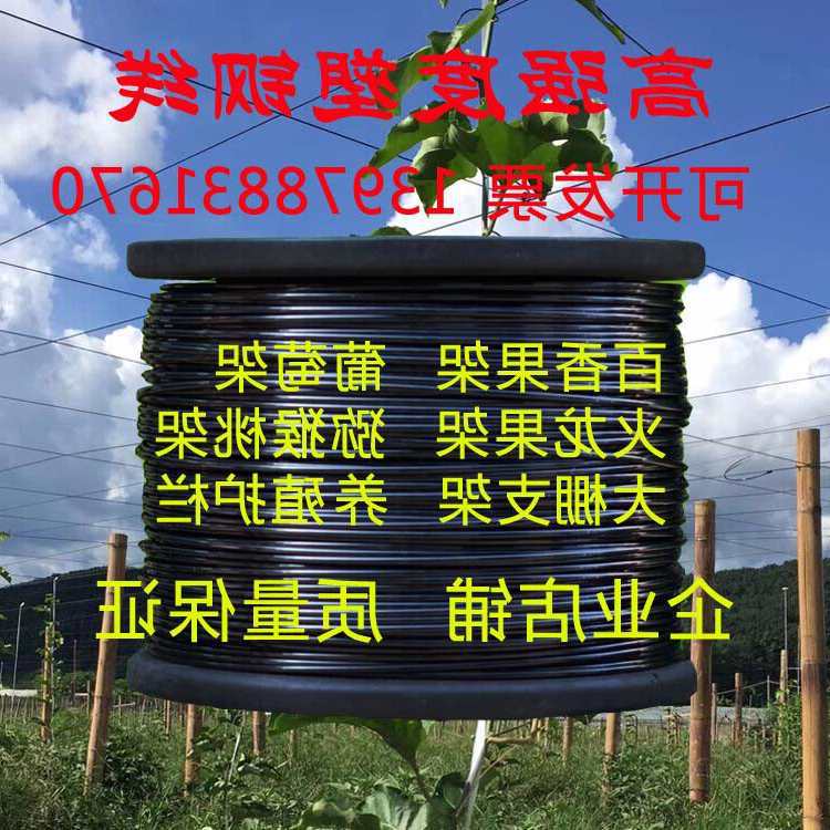 塑钢线PET聚酯托膜线大棚支撑压膜百香果棚架葡萄架养殖农用拉绳