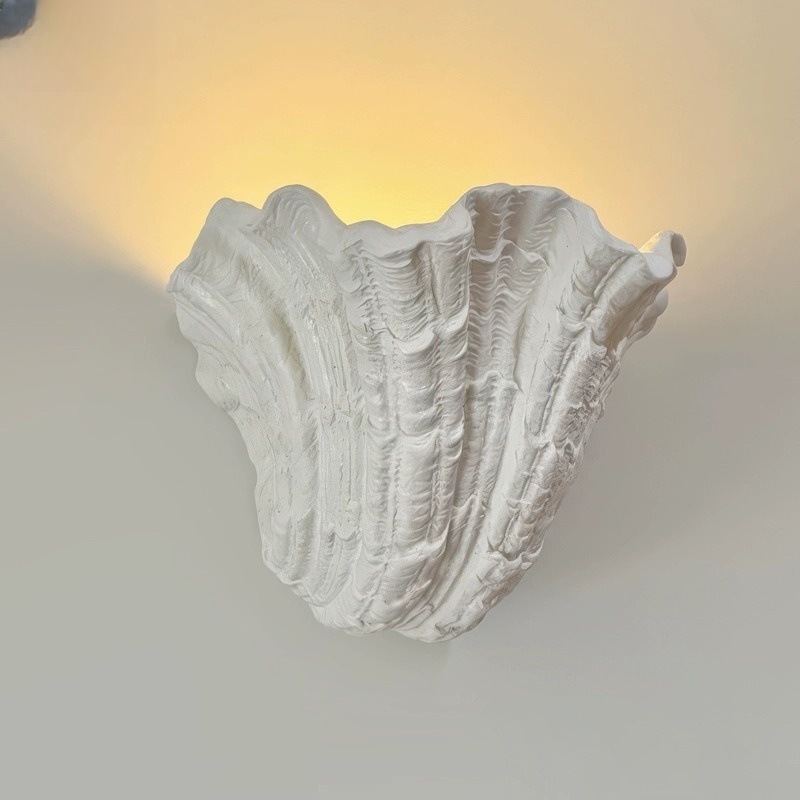 Pasillo barroco principal lámpara de lámpara luminosa lámpara de cabecera escalera de yeso arte lámpara de pared viento barroco concha cama cama