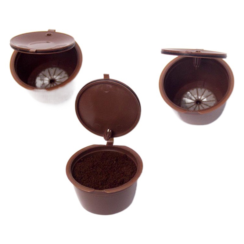 Cápsula filtro taza combinación 3 traje adecuado para Dolce Gusto duqu KUSI cápsula máquina de café Accesorios