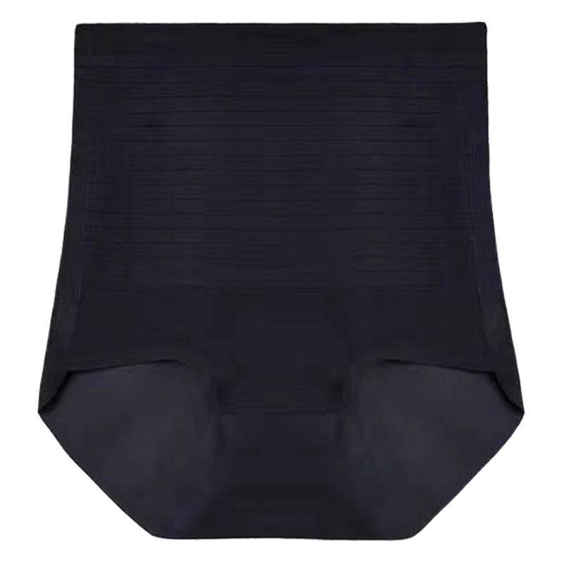 High Waist Shaping Pants Women's Postpartum Abdominal Pants Thin Summer Beauty Pants Traceless Ice Silk Triangle Hip Corset Briefs