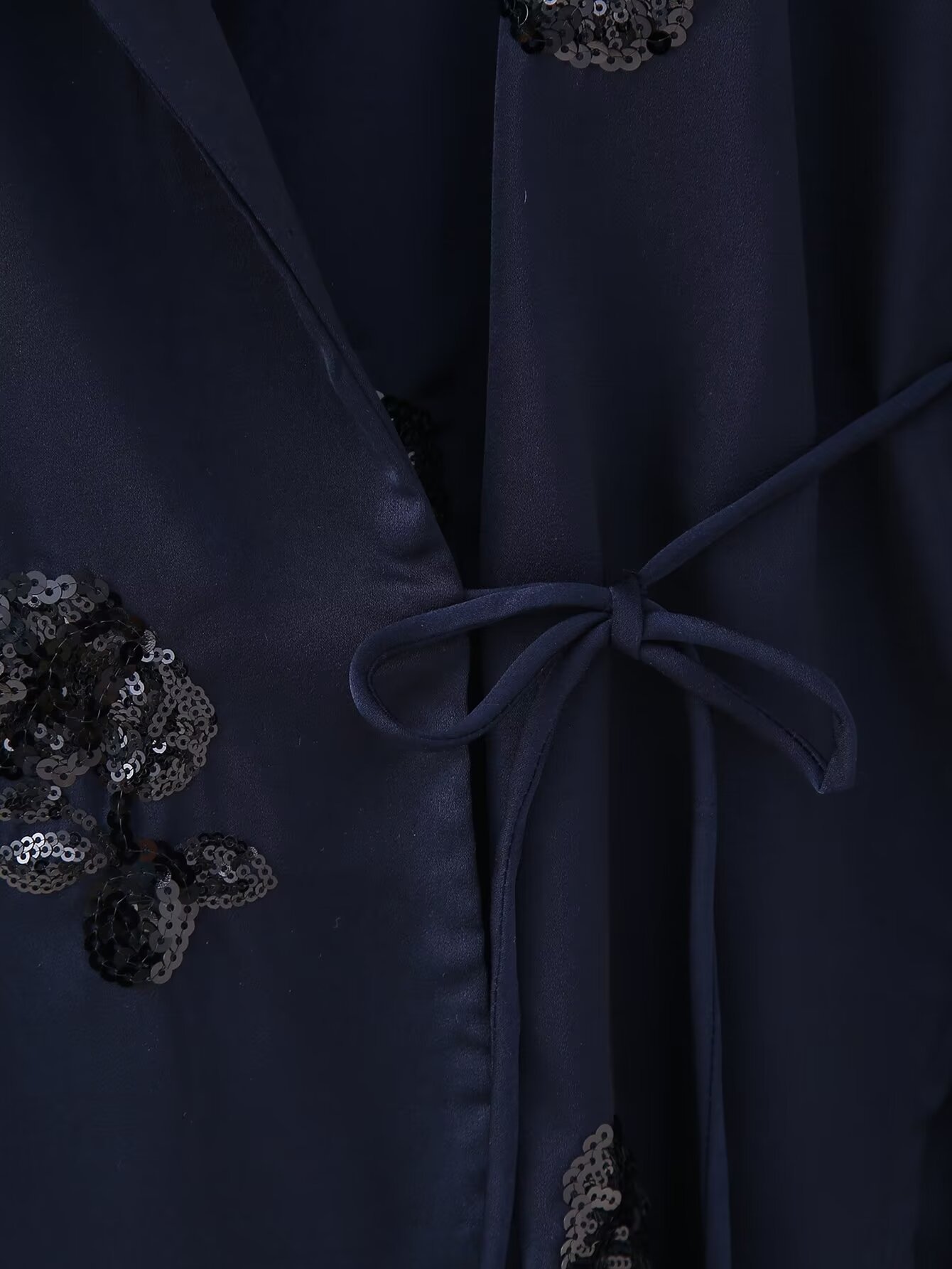 Dámske oblečenie, letná novinka 2024, sako s dlhými nohavicami a perleťovou ozdobou_voghion.com