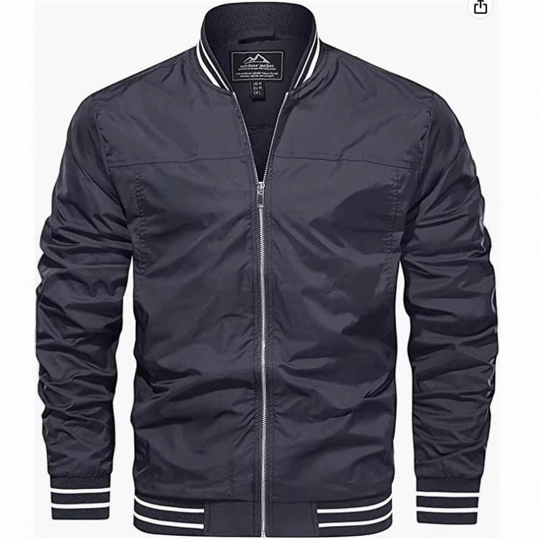 Giacca a vento leggera da uomo, antivento, casual, taglia europea_voghion.com