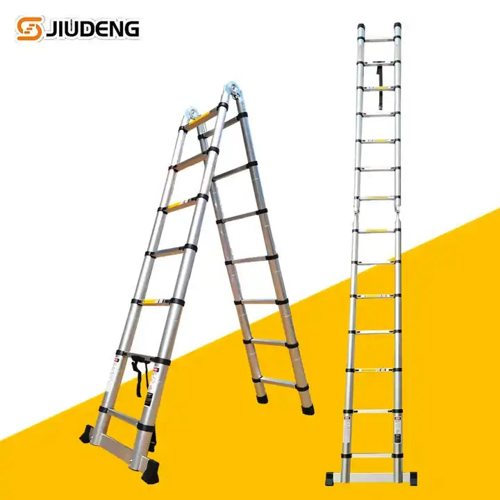 Алюминиевая Двусторонняя телескопическая стремянка с EN131-6 AP