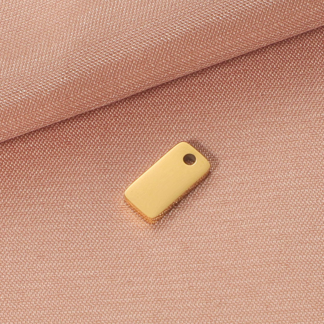 Pendentif carré en acier inoxydable pour collier diy tendance_voghion.com