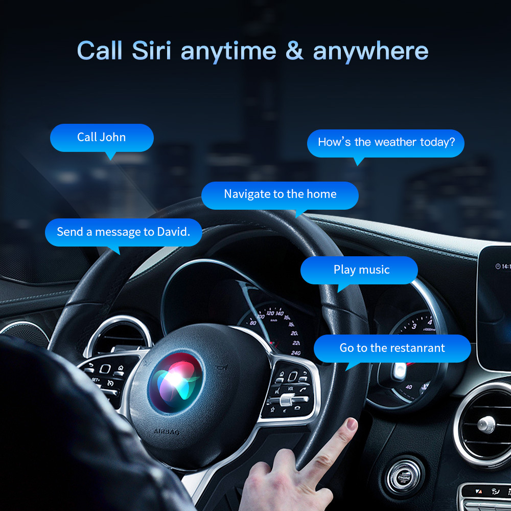 Wireless Carplay Decoder Android Auto Module for Mercedes-Benz NTG4.5 NTG5.0
