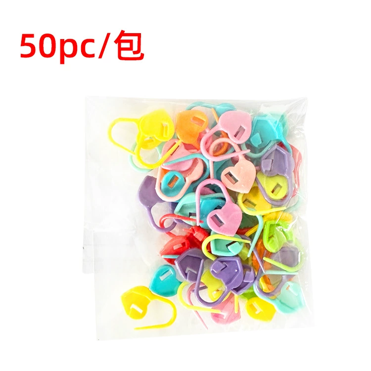 50 шт./Пакет в форме сердца Марк Пряжка DIY шерстяной инструмент для вязания любовь в форме сердца маленькая Пряжка Марк пряжка