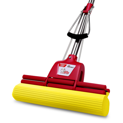 Good Wife Mop Household Water-Absorbent Large Sponge Hand-Free Floor Mop Head Squeezing Water Colloidal Cotton Mop One-mop Clean