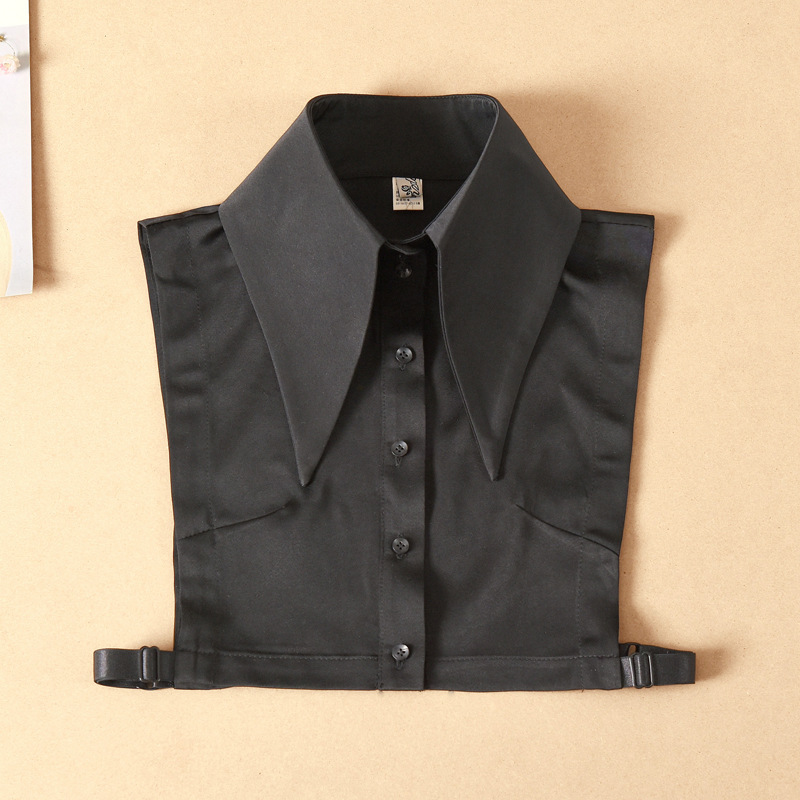 Gran solapa estilo coreano falso collar de las mujeres nuevo suéter collar decorativo collar Otoño e Invierno falso collar