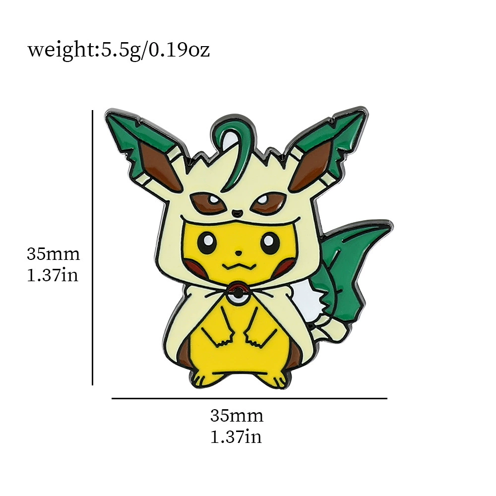 Милая креативная брошь Пикачу, Pokemon мультфильм аниме Pokémon окружение домашнее животное эльф аксессуары