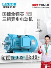 三相異步電動機電機380v全銅0.75/1.1/1.5/2.2/3/4/5.5/7.5KW千瓦