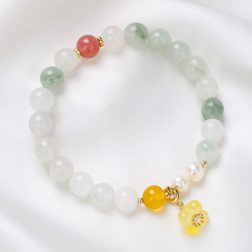 Tianshan verdant chalcedony osmanthus 팔찌