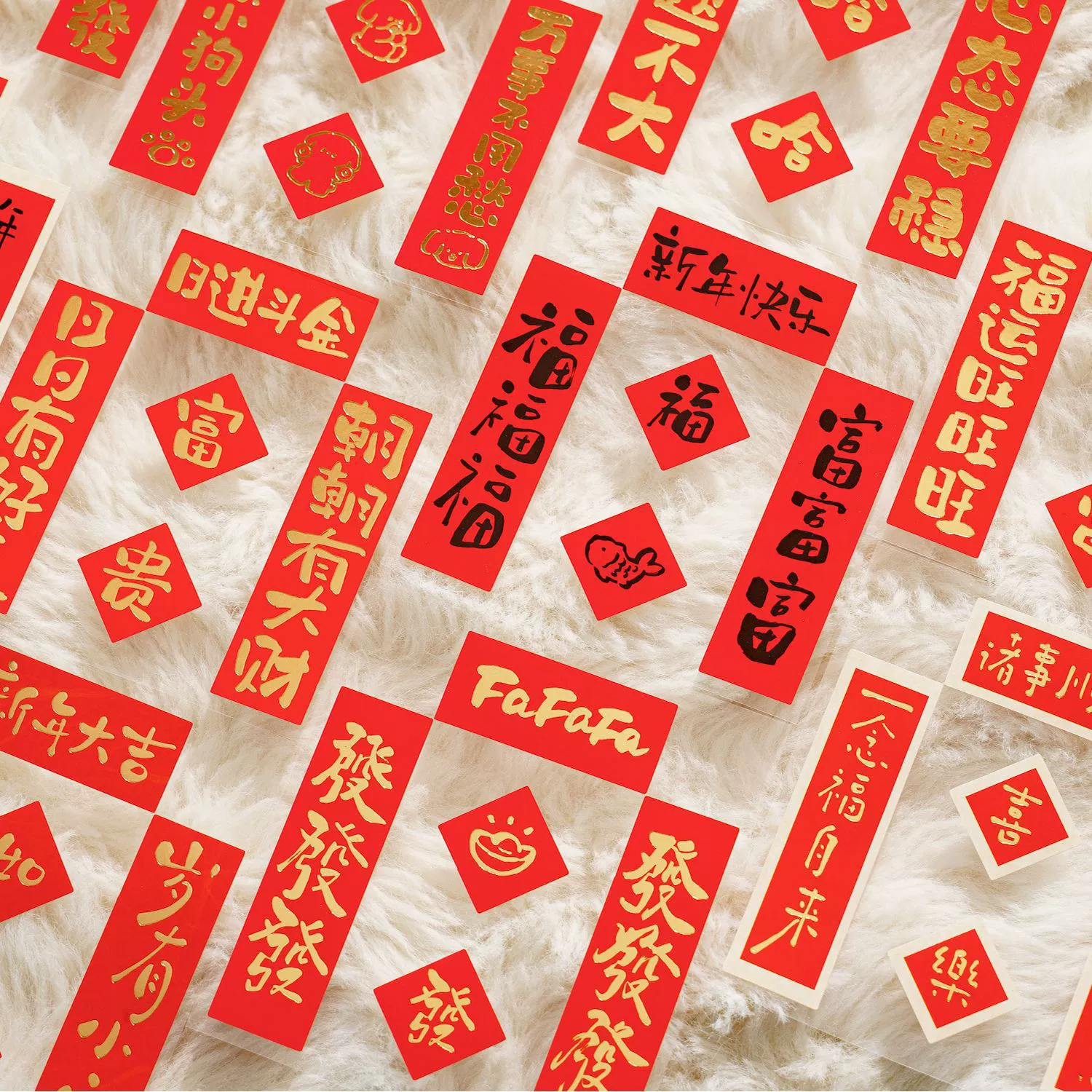 Mo Mo Changle Chang'an серии плоские наклейки