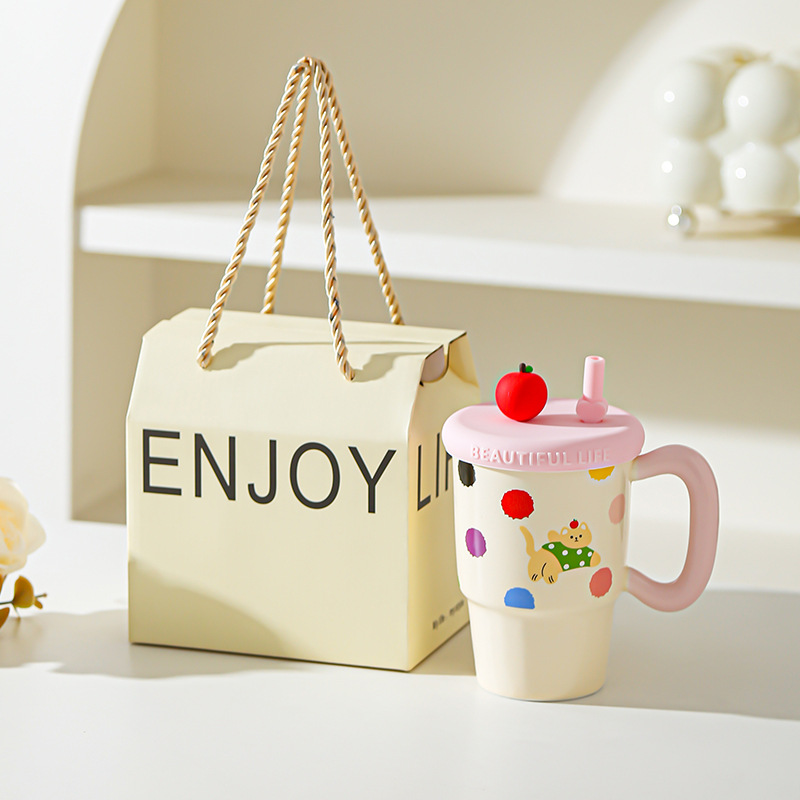 392 gato amarillo (caja de mano beige)