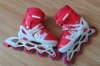 Red single flash shoes