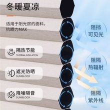 ?天窗玻璃陽光房遮陽簾手動電動天棚蜂巢簾防曬降溫隔熱遮光卷窗