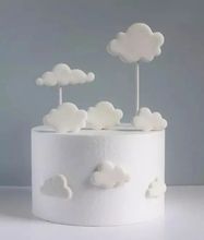 Airplane Theme Cake Decoration Cartoon Clouds Aircraft Boys