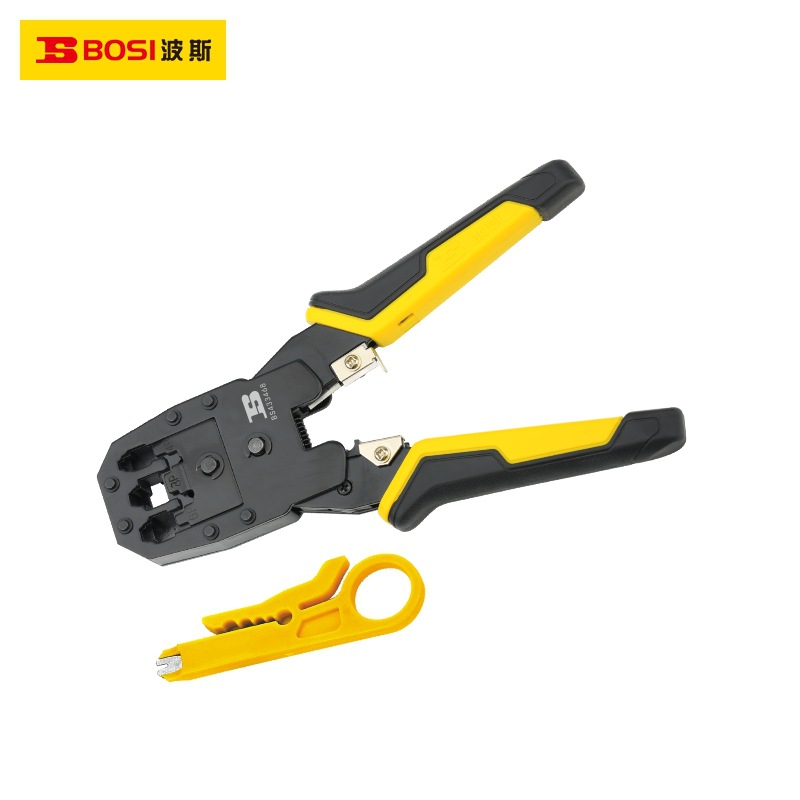 波斯工具 三用网络端子钳 压接钳BS433468