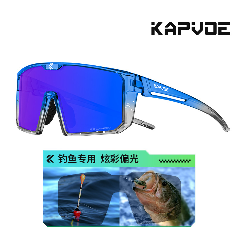 Gafas de Sol Polarizadas para Ciclismo de TR90, Polarizado y Cortavientos, para Pesca y Montañismo
