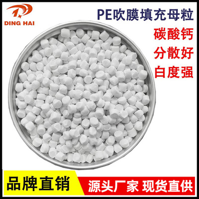pe填充母粒 吹膜塑料吹瓶碳酸鈣填充母料 吹膜填充母粒