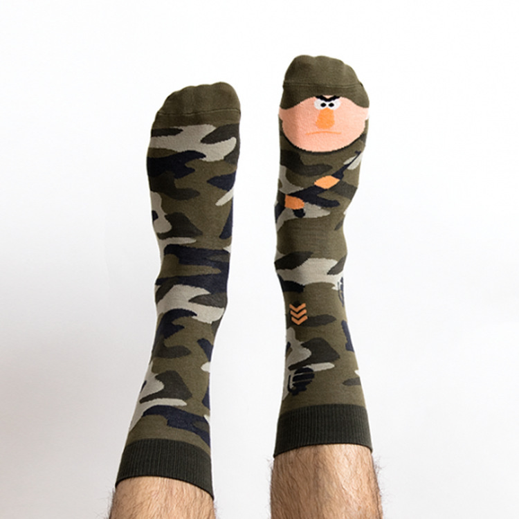 Chaussettes de sport mi-mollet en coton, motif canard mandarin, asymétriques, amusantes et créatives, style dessin animé AB, tendance, 2025d_voghion.com