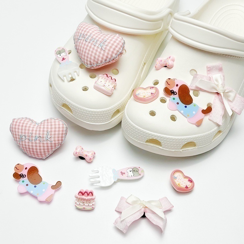 SZ-313 핑크 하트 강아지