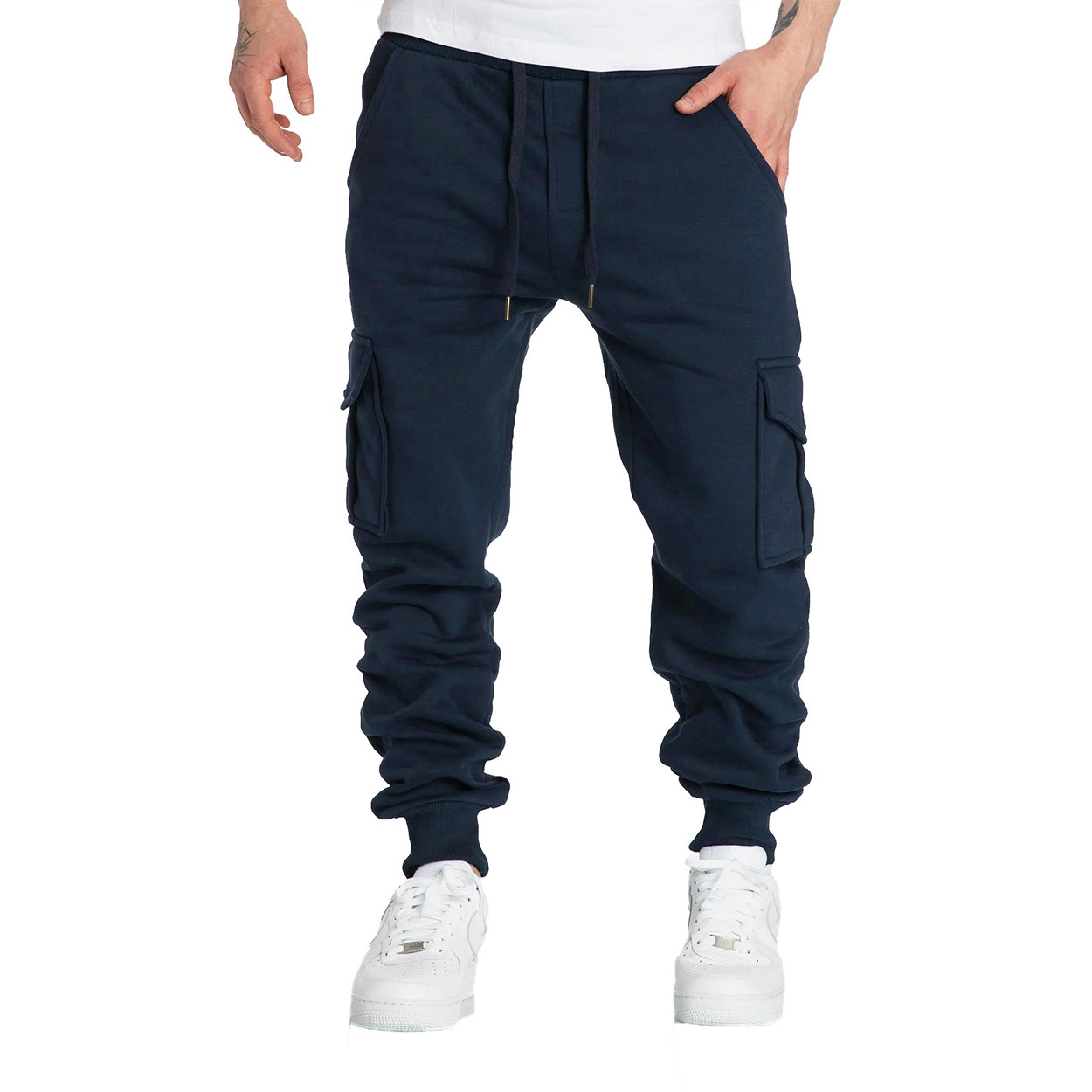 Herren Cargohose Mit Fleecefutter Für Herbst Und Winter_voghion.com