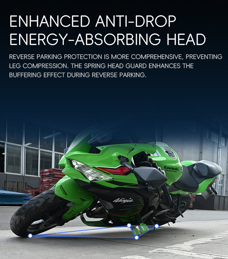 Suitable for Kawasaki ZX4R crash bars, anti-fall bumpers, zx4rr spring racing bars, anti-collision protection, stunt bar modification