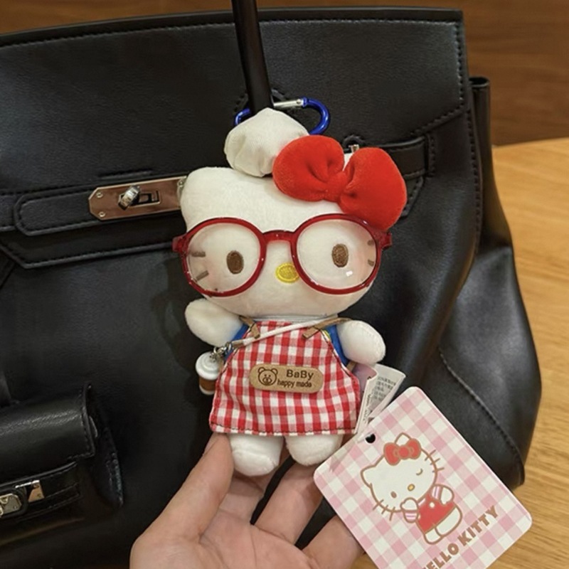 本物のハローキティサンリオバッグペンダントぬいぐるみキーホルダースクールバッグペンダント人形|undefined