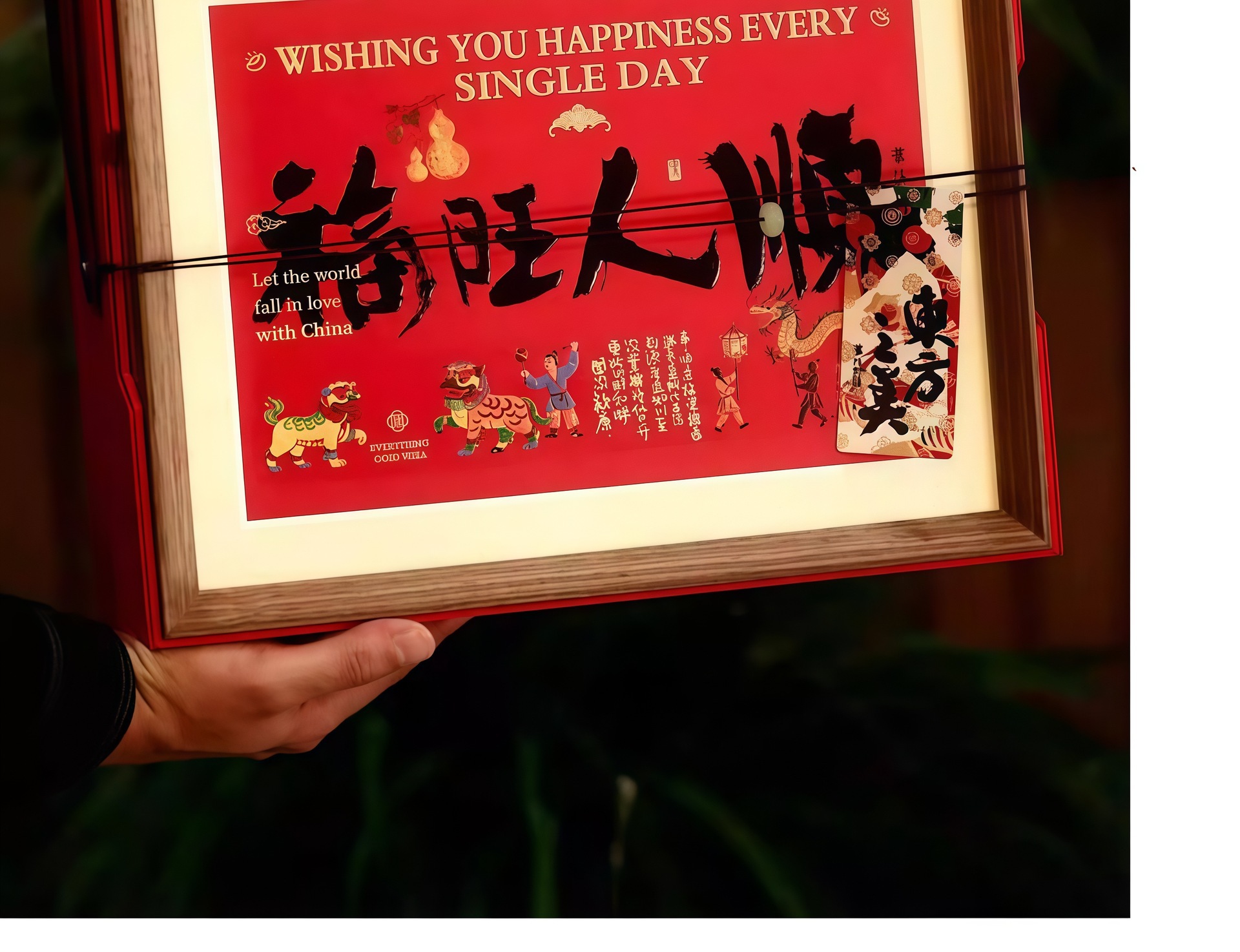 2026 Year of the Horse Gift Box American Ginseng and Bird's Nest Set New Year Gifting 600g quality and texture
