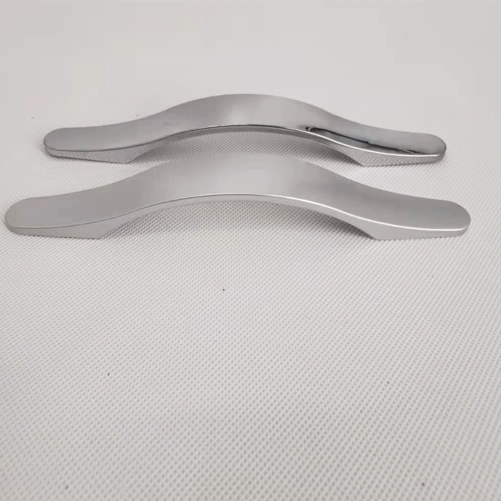 ABS пластик корпусная мебель ручка Мульти-цвет может быть покрашенный Гальваника хром расстояние отверстия 128 мм