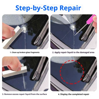 Scratch Repair, Windshield Crack Repair, Auto glass repair liquid