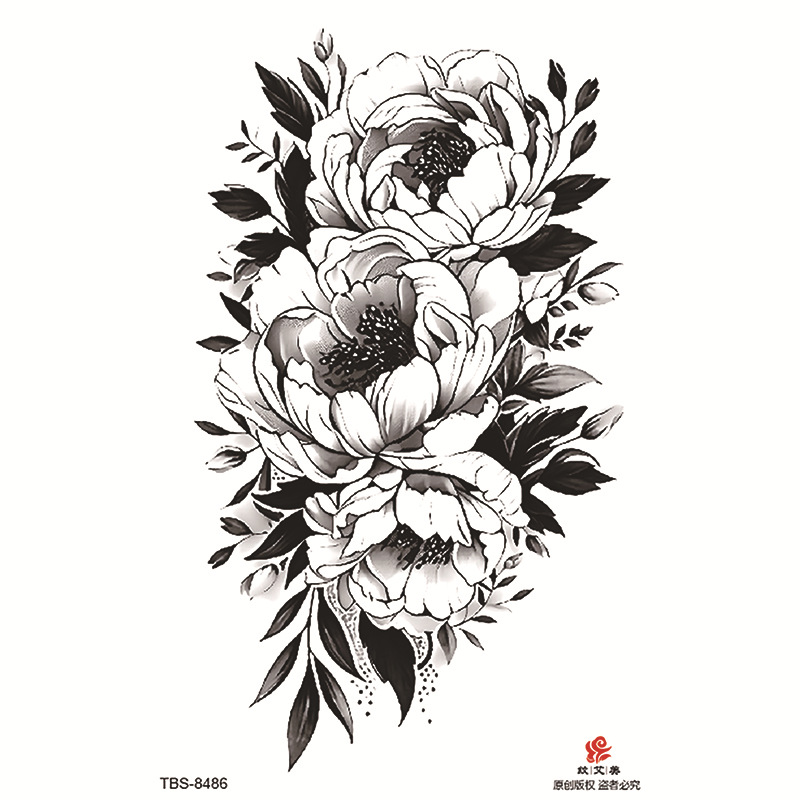 Pegatinas de tatuaje impermeables de brazo completo pequeño, símbolo de tótem, pegatinas de brazo pequeño, conjunto de ensamblaje al por mayor, suministro transfronterizo