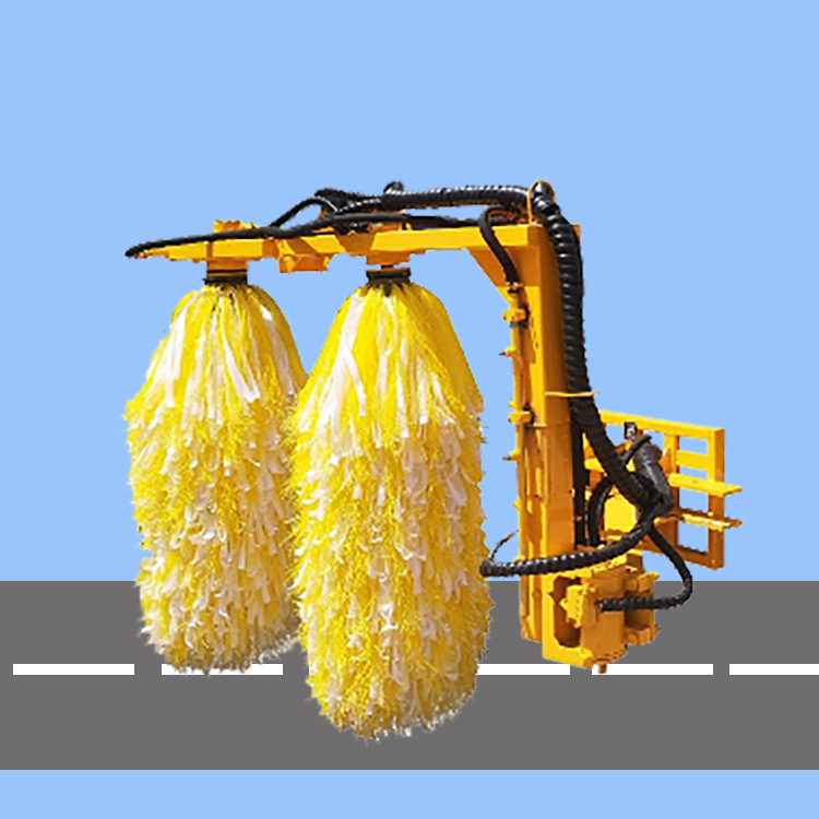 道路两侧围栏清理设备公路城市防撞护栏清洗机单面波形栏清洁机